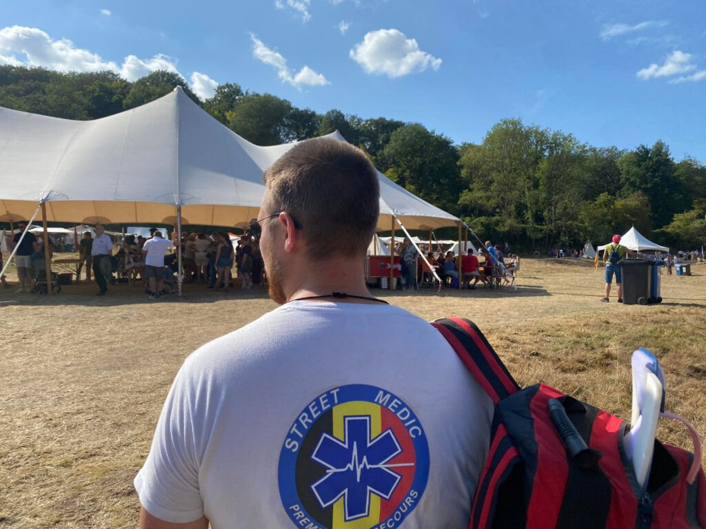 SMOB asbl, poste de secours au Chapelle Beer Fest